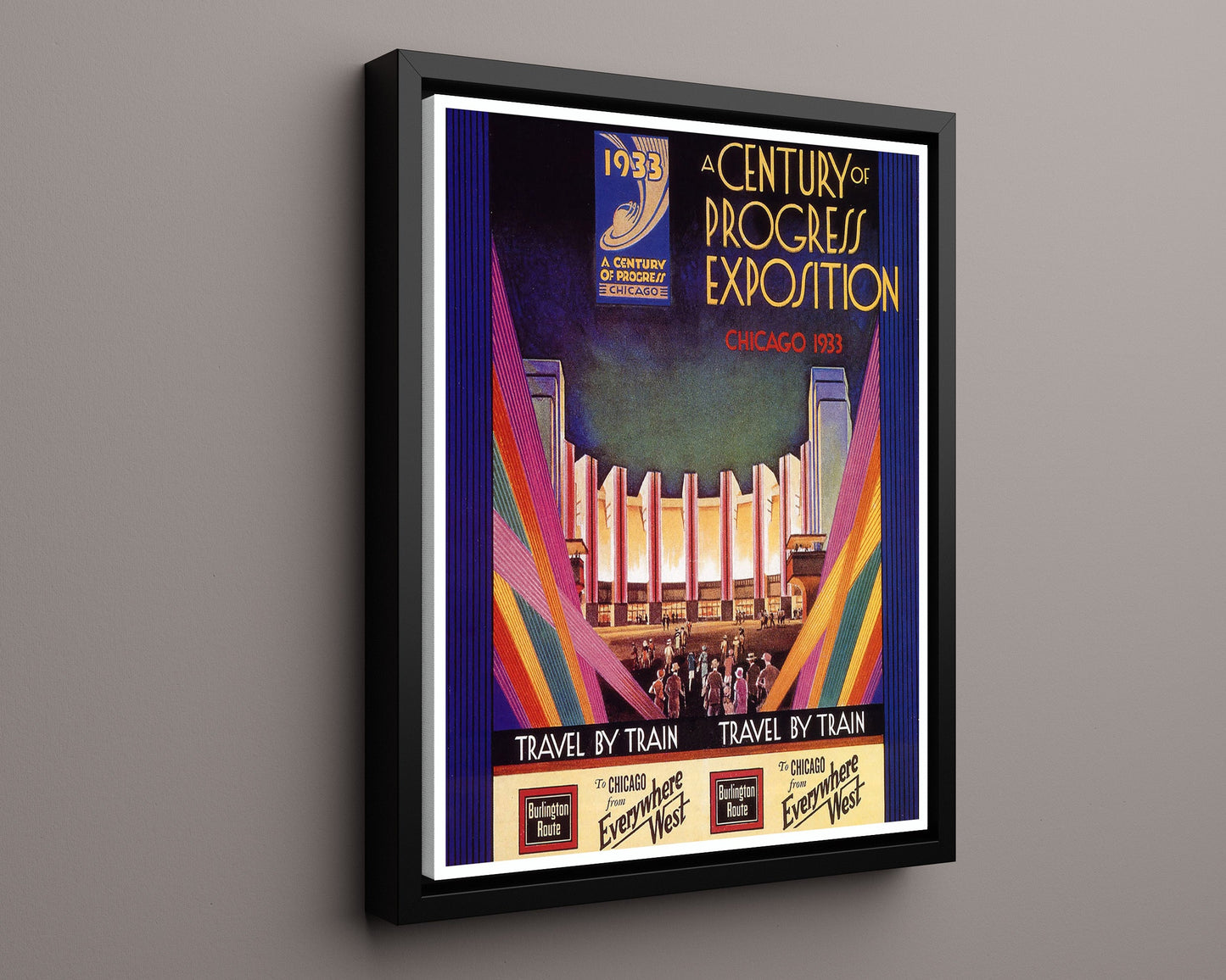 Classic Travel Poster - Chicago - Century of Progress Exposition 1933