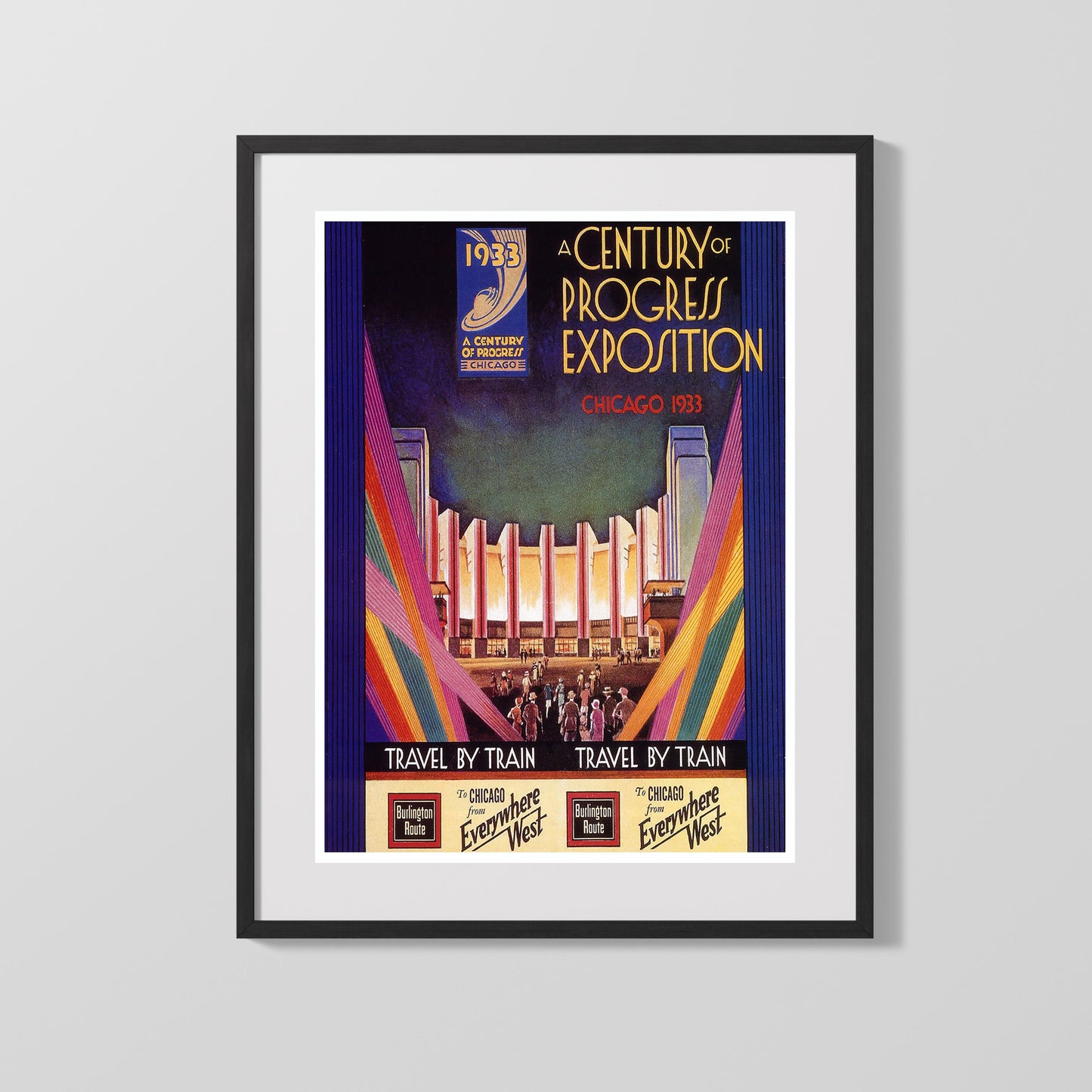 Classic Travel Poster - Chicago - Century of Progress Exposition 1933