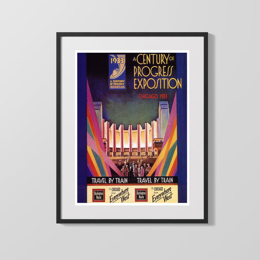 Classic Travel Poster - Chicago - Century of Progress Exposition 1933