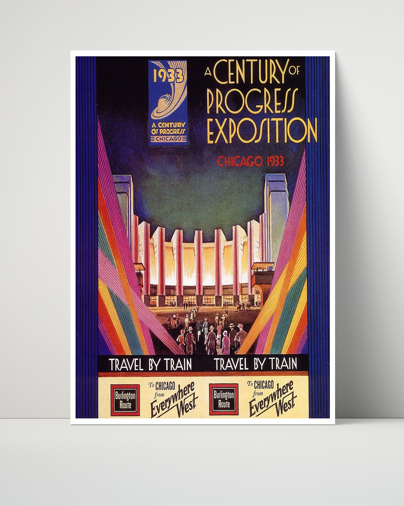 Classic Travel Poster - Chicago - Century of Progress Exposition 1933