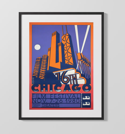 Chicago Film Festival 1980 - Travel - 16x20 Gallery Frame