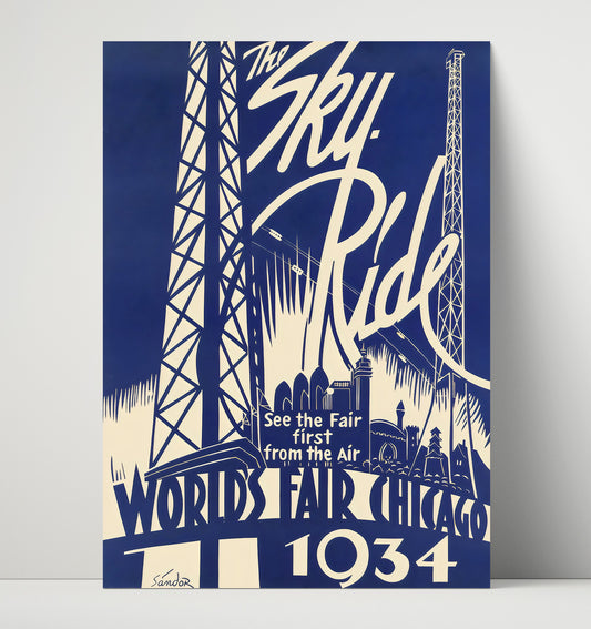 Chicago Sky Ride - Travel - 16x20 Unframed Print