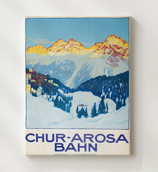 Chur Arosa Bahn - Travel - 20x24 Canvas
