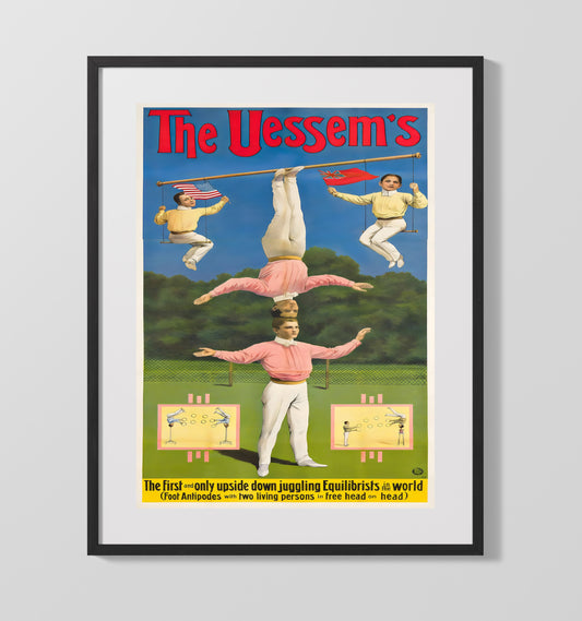 Circus Equilibrists - Travel - 16x20 Gallery Frame