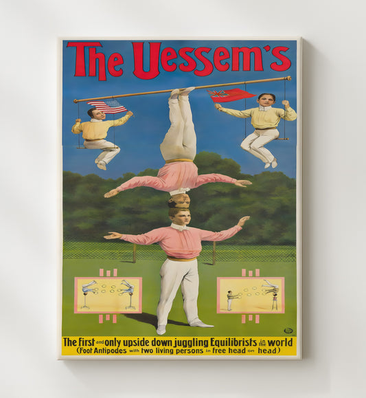 Circus Equilibrists - Travel - 20x24 Canvas