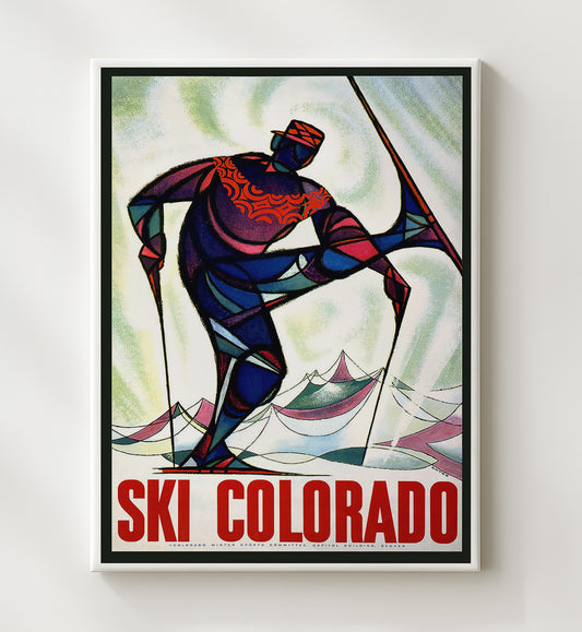 Colorado Ski - Travel - 20x24 Canvas