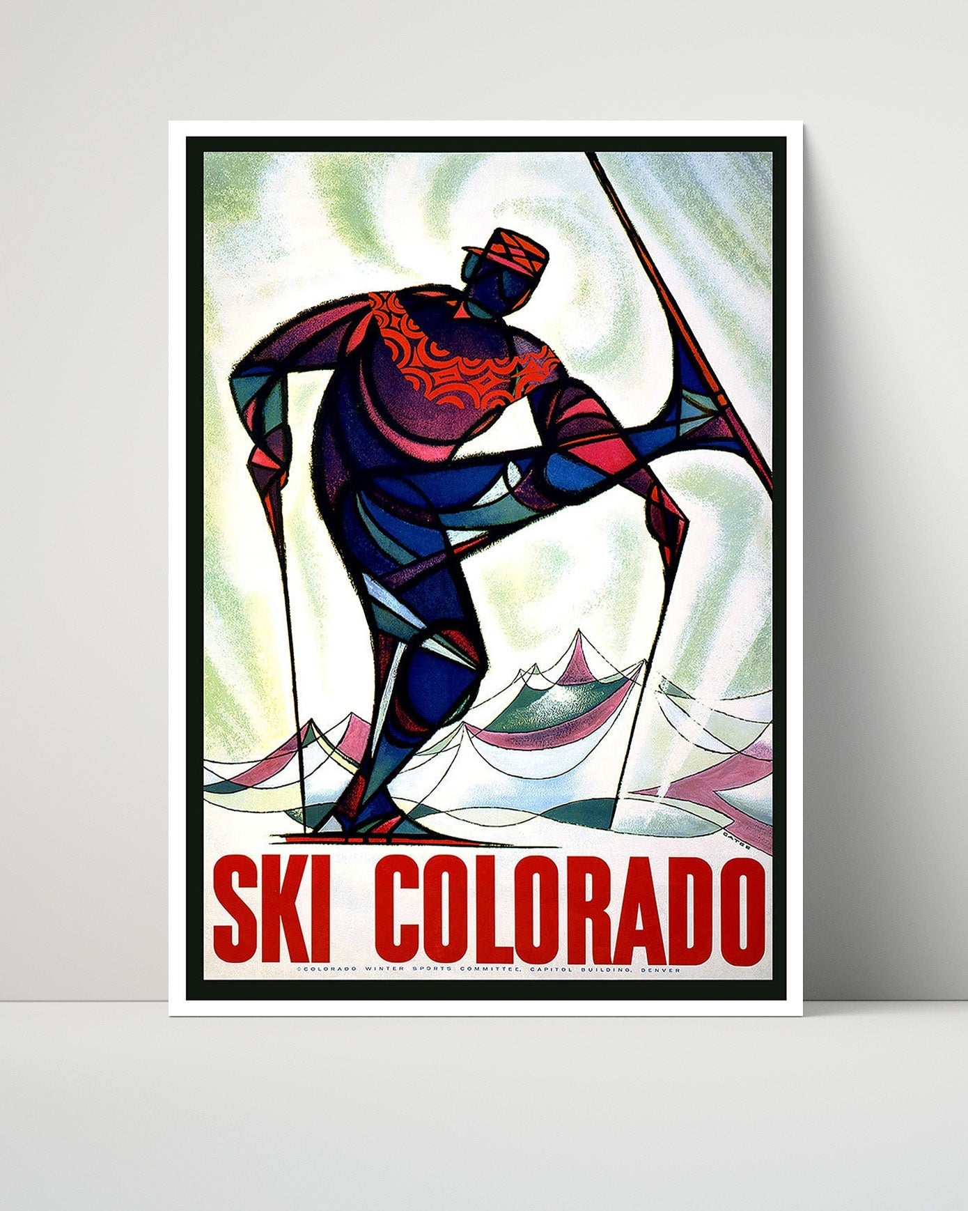 Classic Travel Unframed Poster -  Colorado - Ski