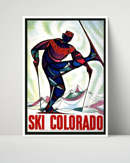 Classic Travel Unframed Poster -  Colorado - Ski