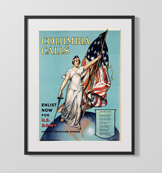 Columbia US Army Recruitment - Travel - 16x20 Gallery Frame