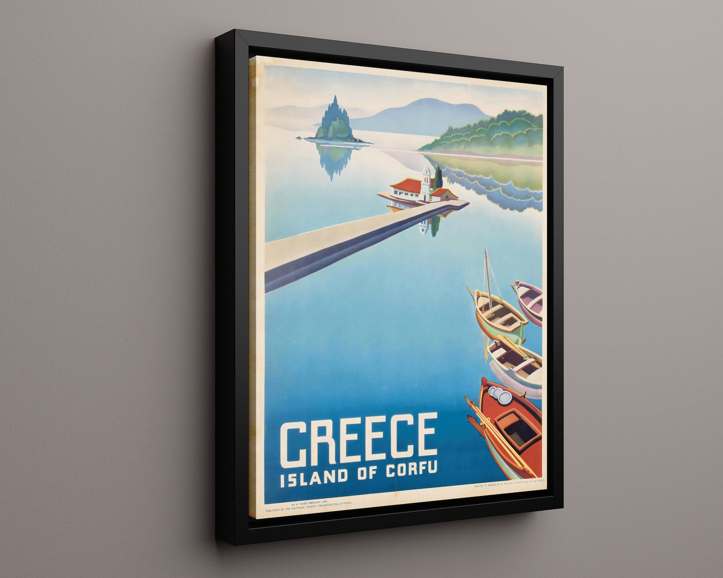 Classic Travel Poster - Corfu - Greece