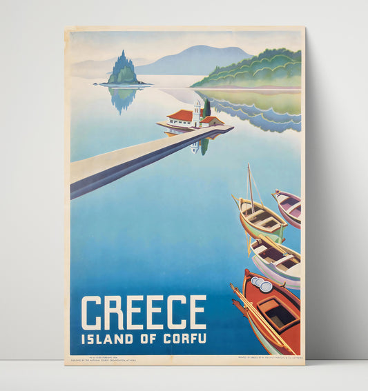 Corfu Greece - Travel - 16x20 Unframed Print