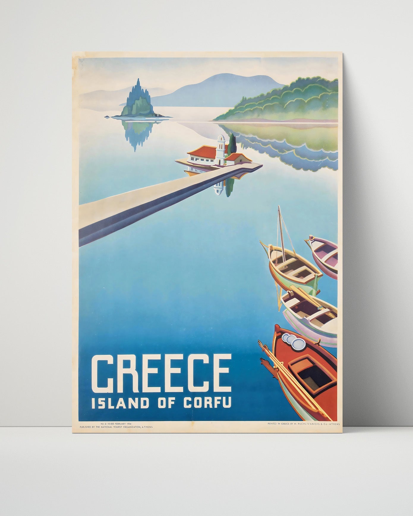 Classic Travel Poster - Corfu - Greece
