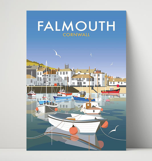 Cornwall Falmouth - Travel - 16x20 Unframed Print