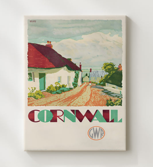 Cornwall GWR - Travel - 20x24 Canvas