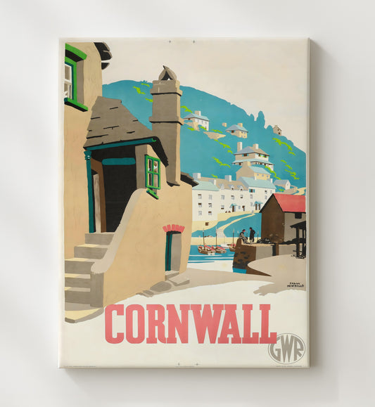 Cornwall GWR Railway - Travel - 20x24 Canvas