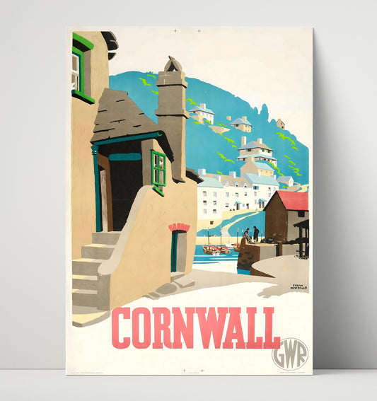 Cornwall GWR Railway - Travel - 16x20 Unframed Print