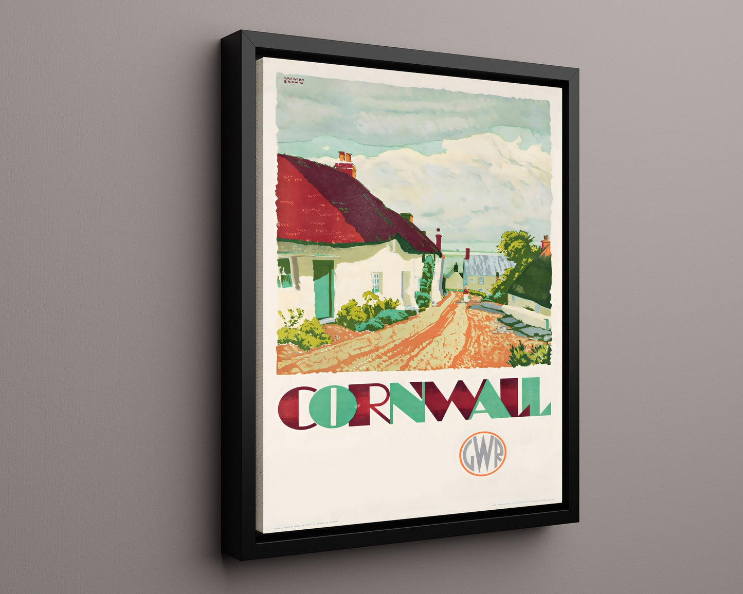 Classic Travel Poster - Cornwall - GWR Railway