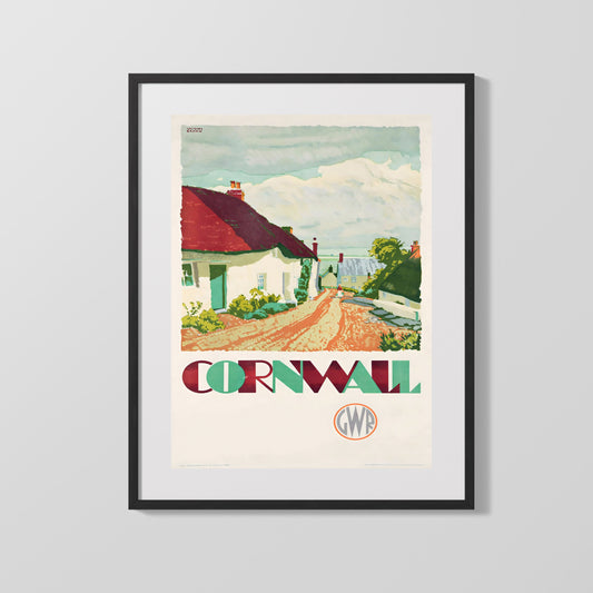 Classic Travel Poster - Cornwall - GWR Railway
