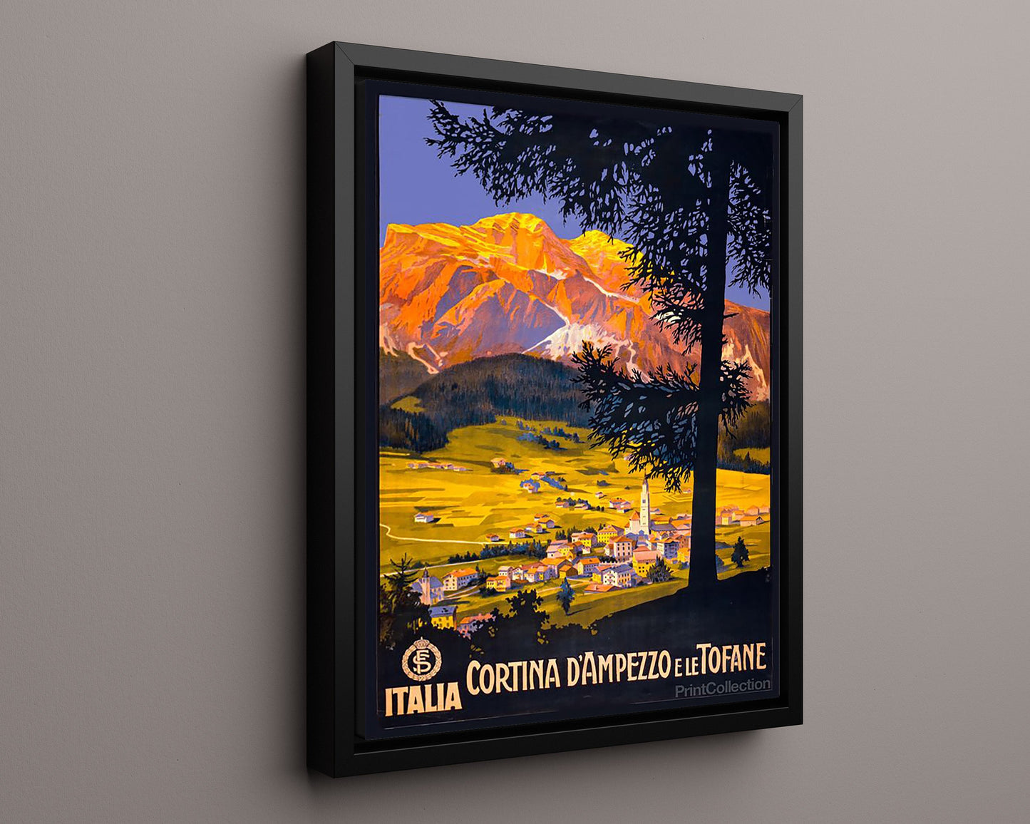 Classic Travel Poster - Cortina dAmpezzo - Ski