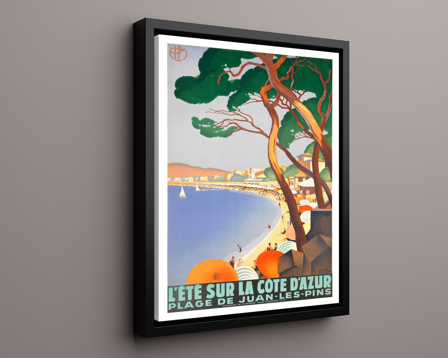 Classic Travel Poster - Cote dAzur - Juan-les-Pins