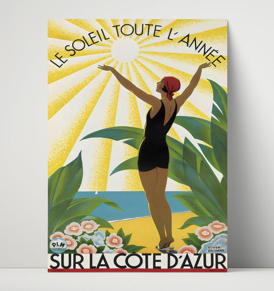Cote d Azur Sun All Year - Travel - 16x20 Unframed Print