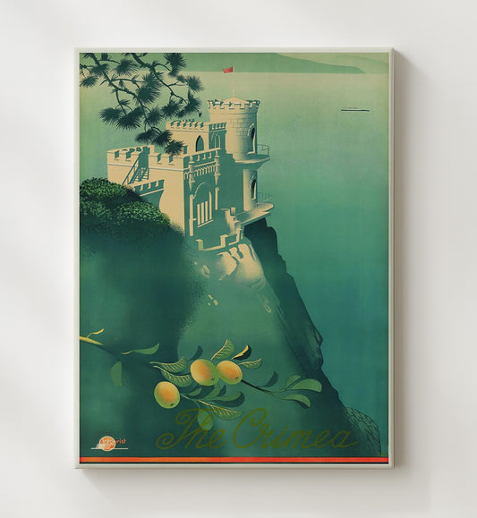Crimea Seaside Castle - Travel - 20x24 Canvas