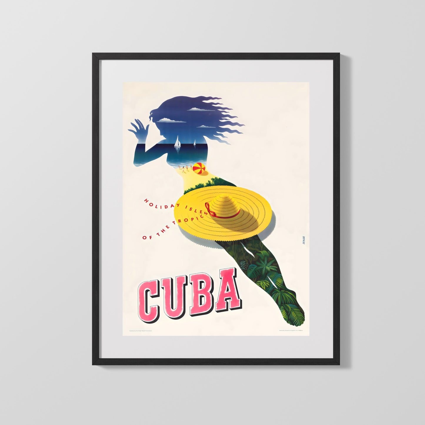 Classic Travel Poster - Cuba - Holiday Isles