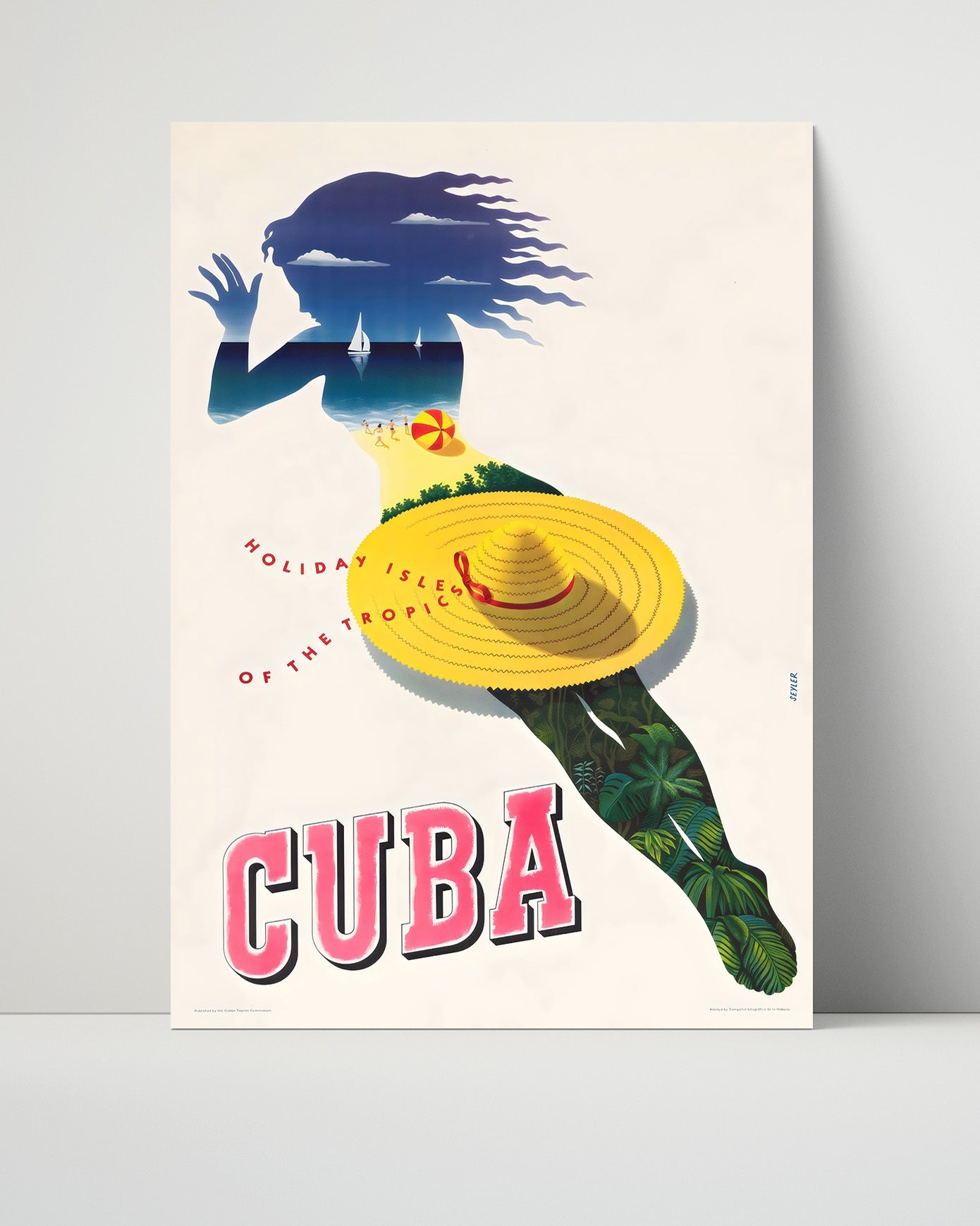 Classic Travel Poster - Cuba - Holiday Isles