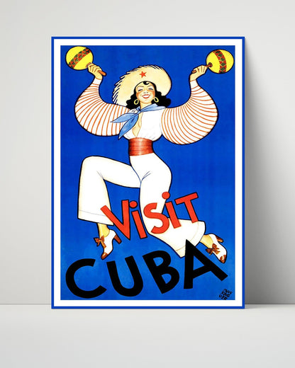 Classic Travel Unframed Poster -  Cuba - Maracas