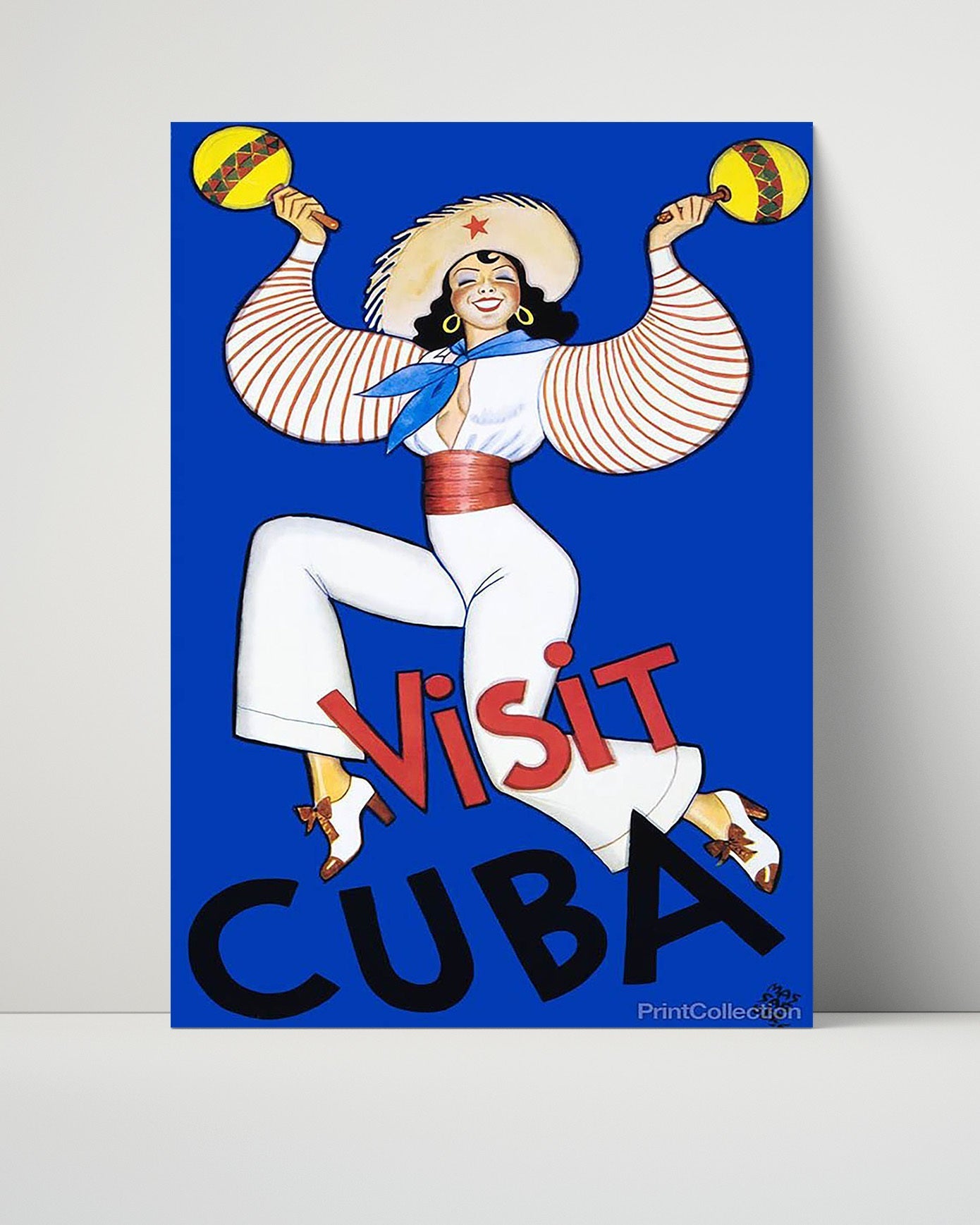 Classic Travel Unframed Poster -  Cuba - Visit Cuba