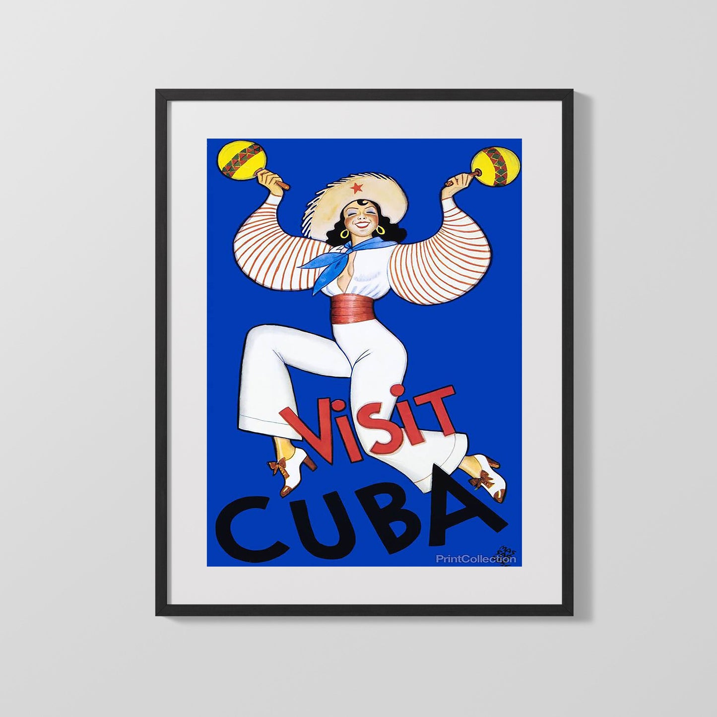 Classic Travel Poster - Cuba - Visit Cuba