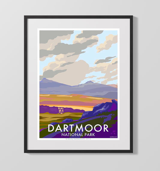 Dartmoor National Park - Travel - 16x20 Gallery Frame
