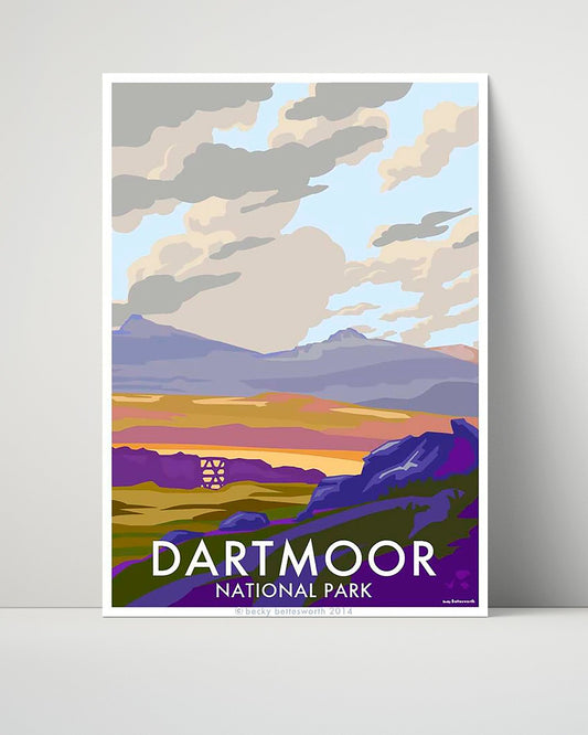 Classic Travel Unframed Poster -  Dartmoor - National Park