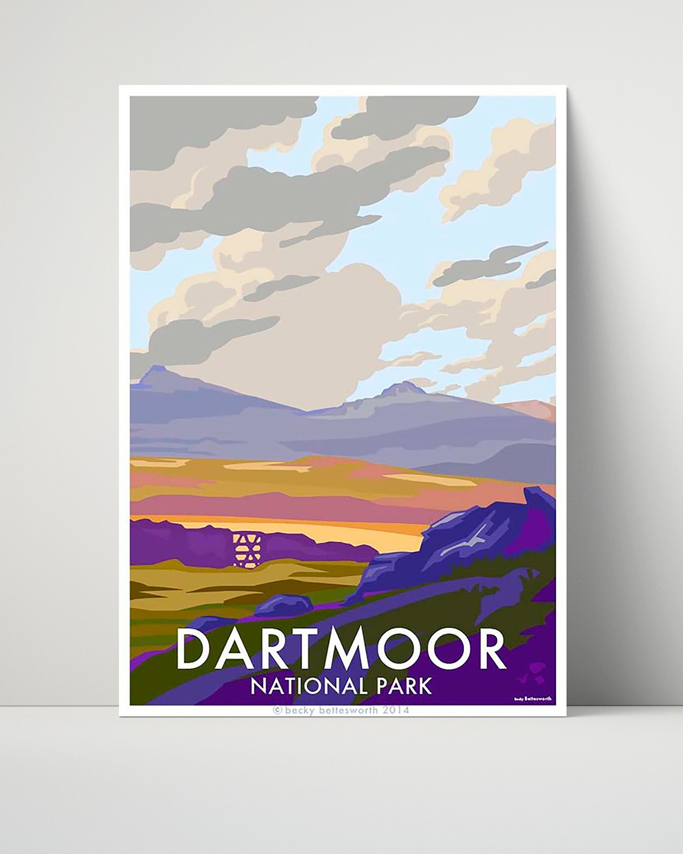 Classic Travel Poster - Dartmoor - National Park