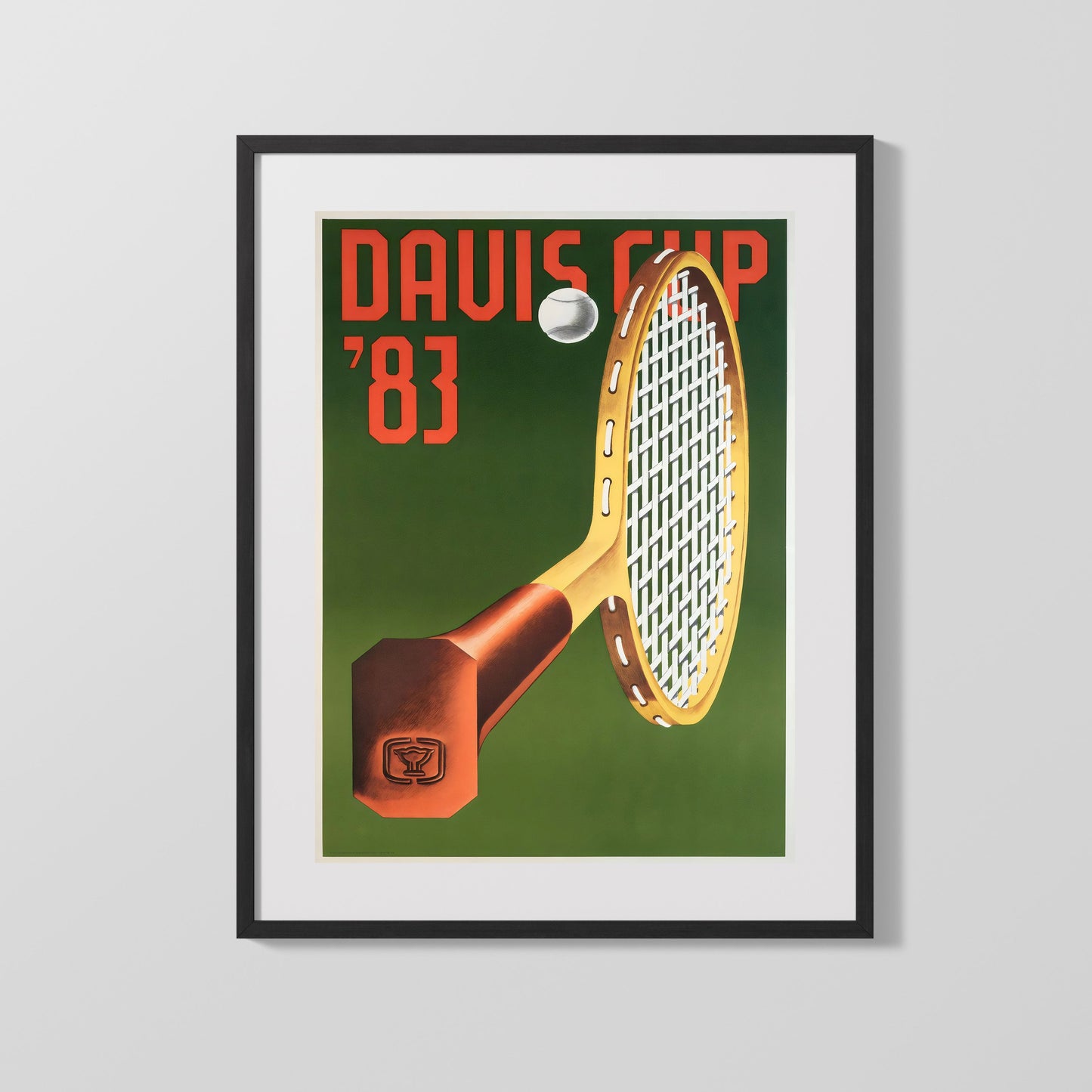 Classic Travel Poster - Davis Cup - 1983