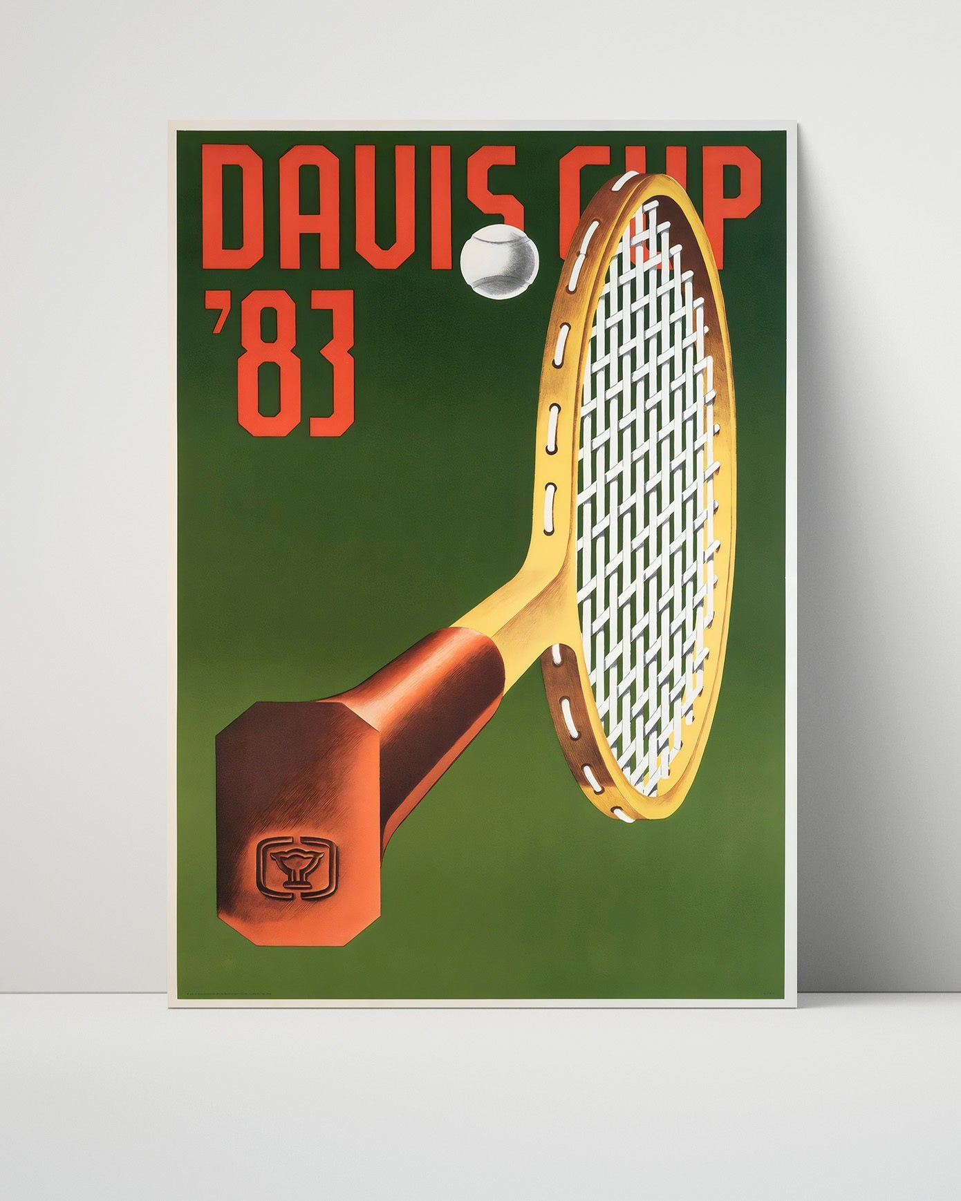 Classic Travel Poster - Davis Cup - 1983