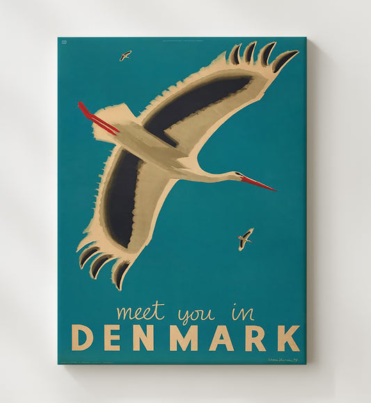 Denmark Meet You In Denmark - Travel - 20x24 Canvas