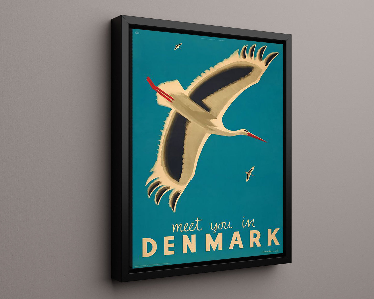 Classic Travel Poster - Denmark - Meet You In Denmark