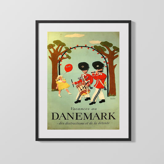 Classic Travel Poster - Denmark - Tivoli Holidays