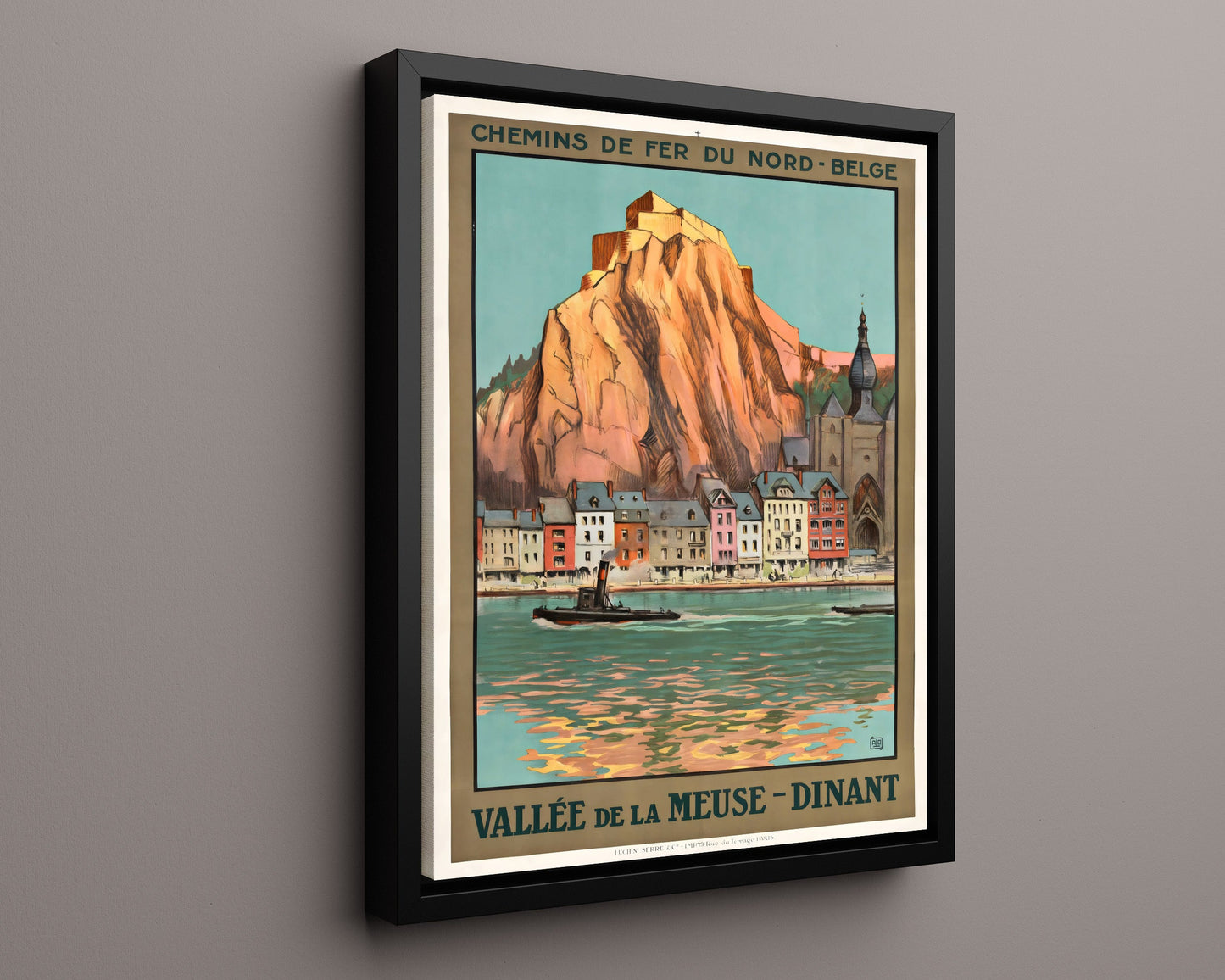 Classic Travel Poster - Dinant - Meuse Valley