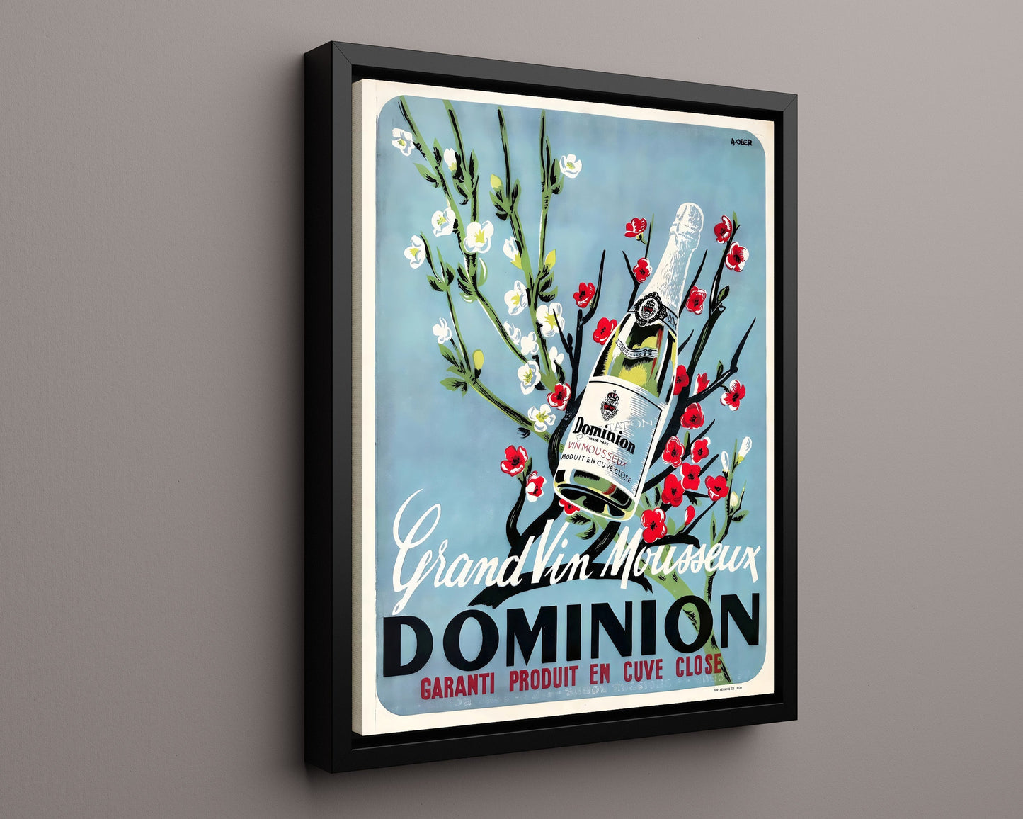 Classic Travel Poster - Dominion - Vin Mousseux