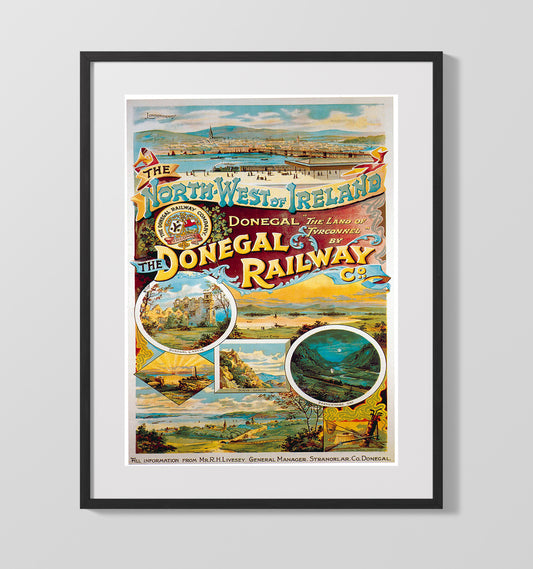Donegal Railway Ireland - Travel - 16x20 Gallery Frame