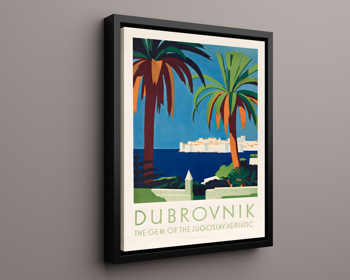 Classic Travel Poster - Dubrovnik - Adriatic Gem