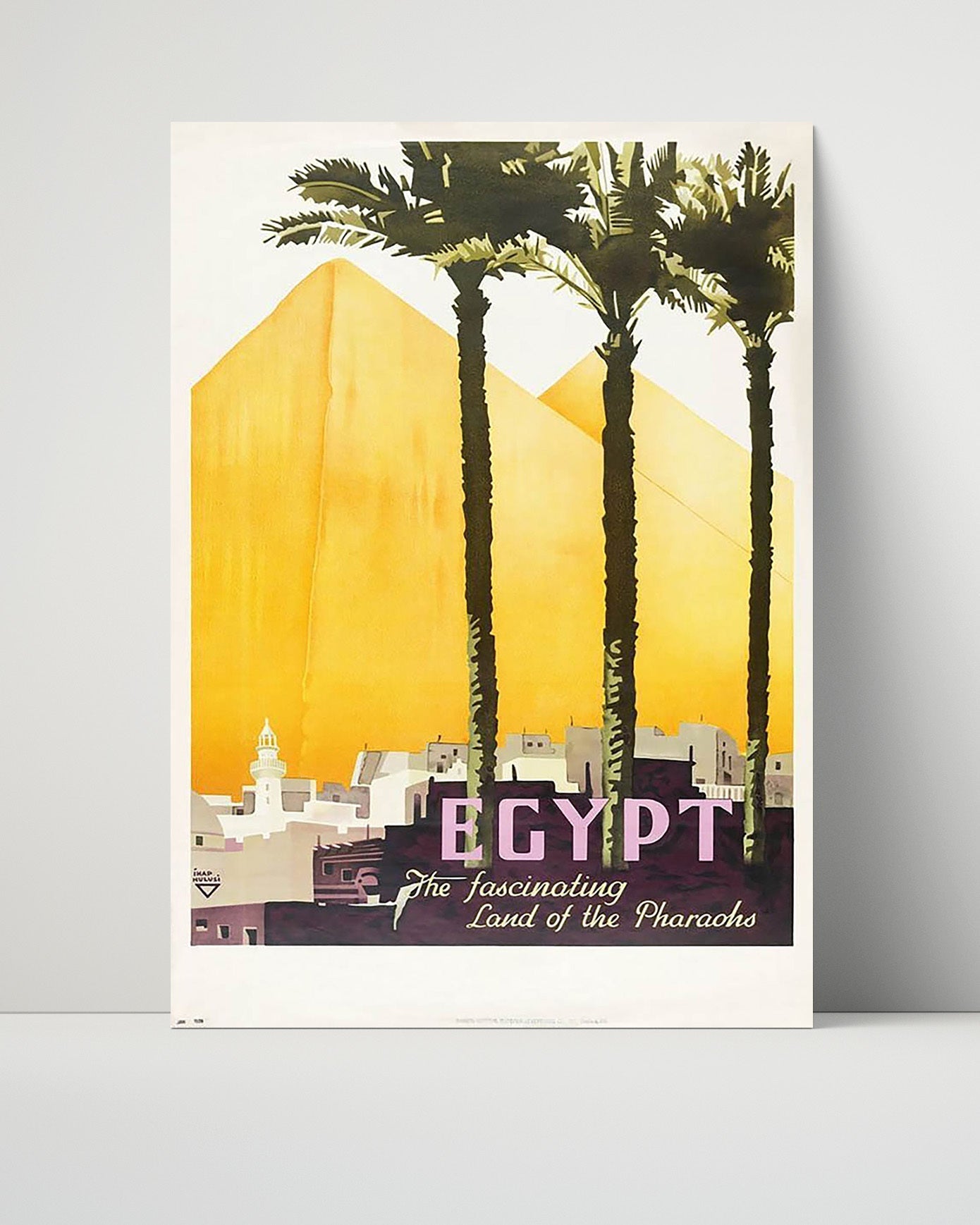 Classic Travel Unframed Poster -  Egypt - Pharaohs