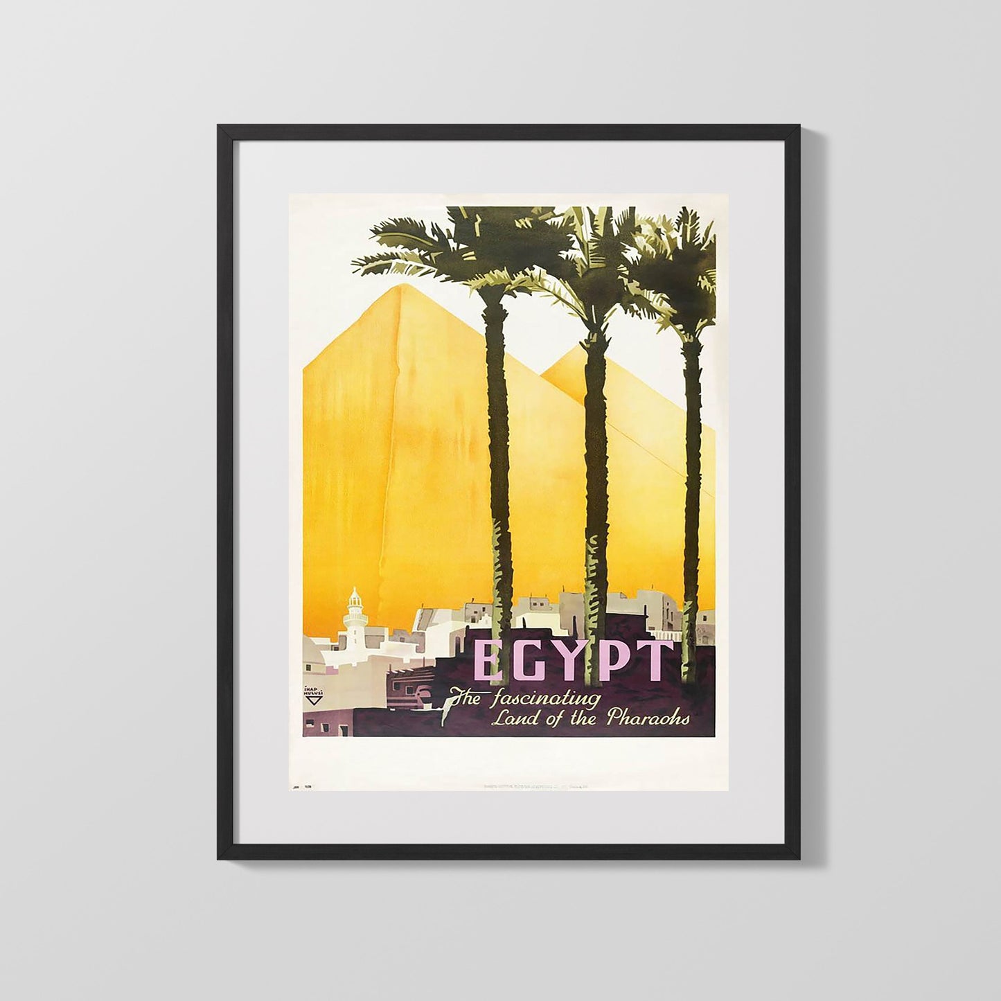 Classic Travel Poster - Egypt - Pharaohs