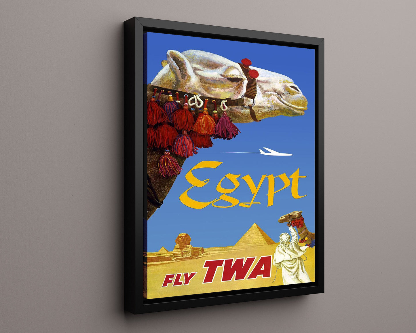 Classic Travel Poster - Egypt - TWA Airlines