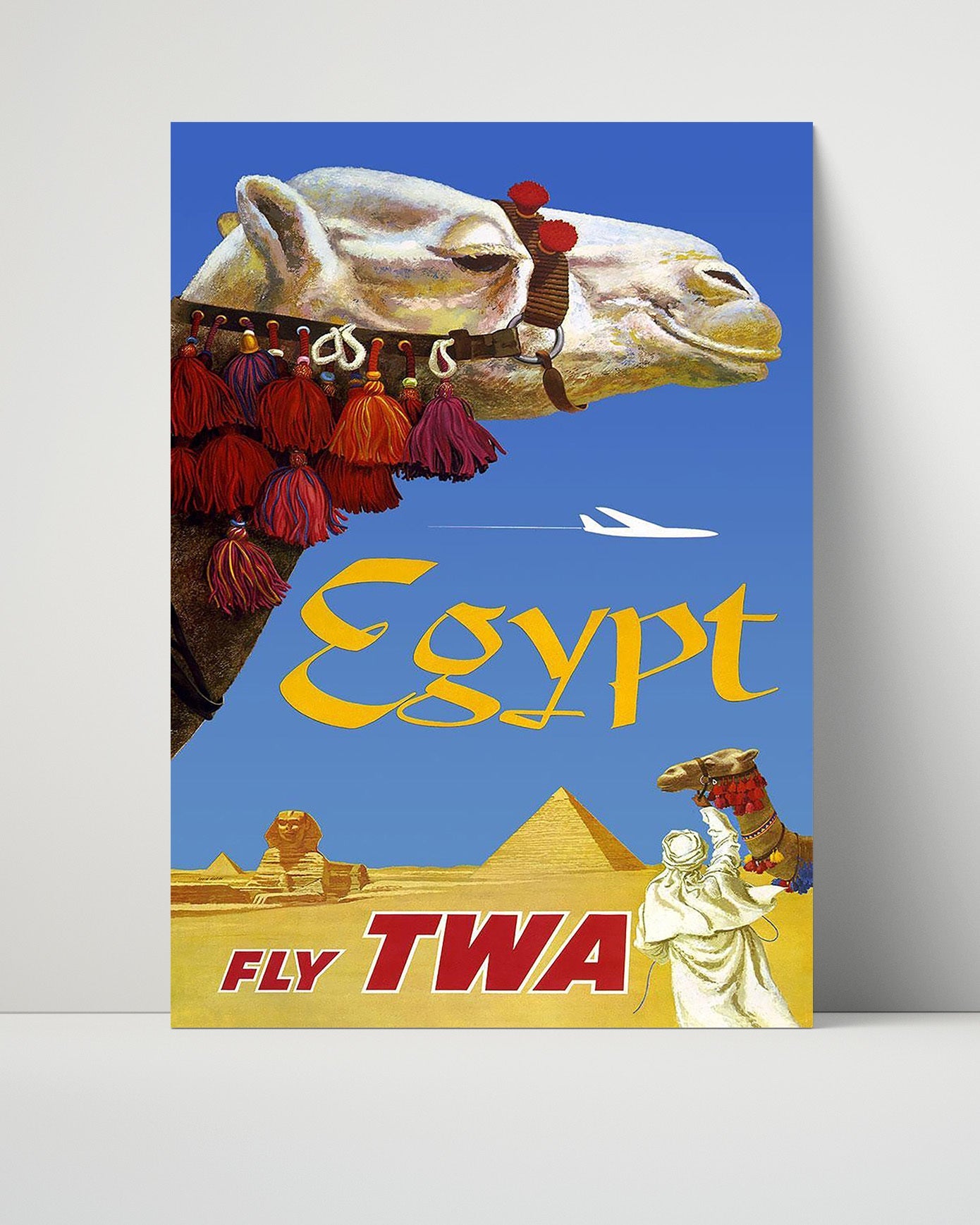 Classic Travel Poster - Egypt - TWA Airlines