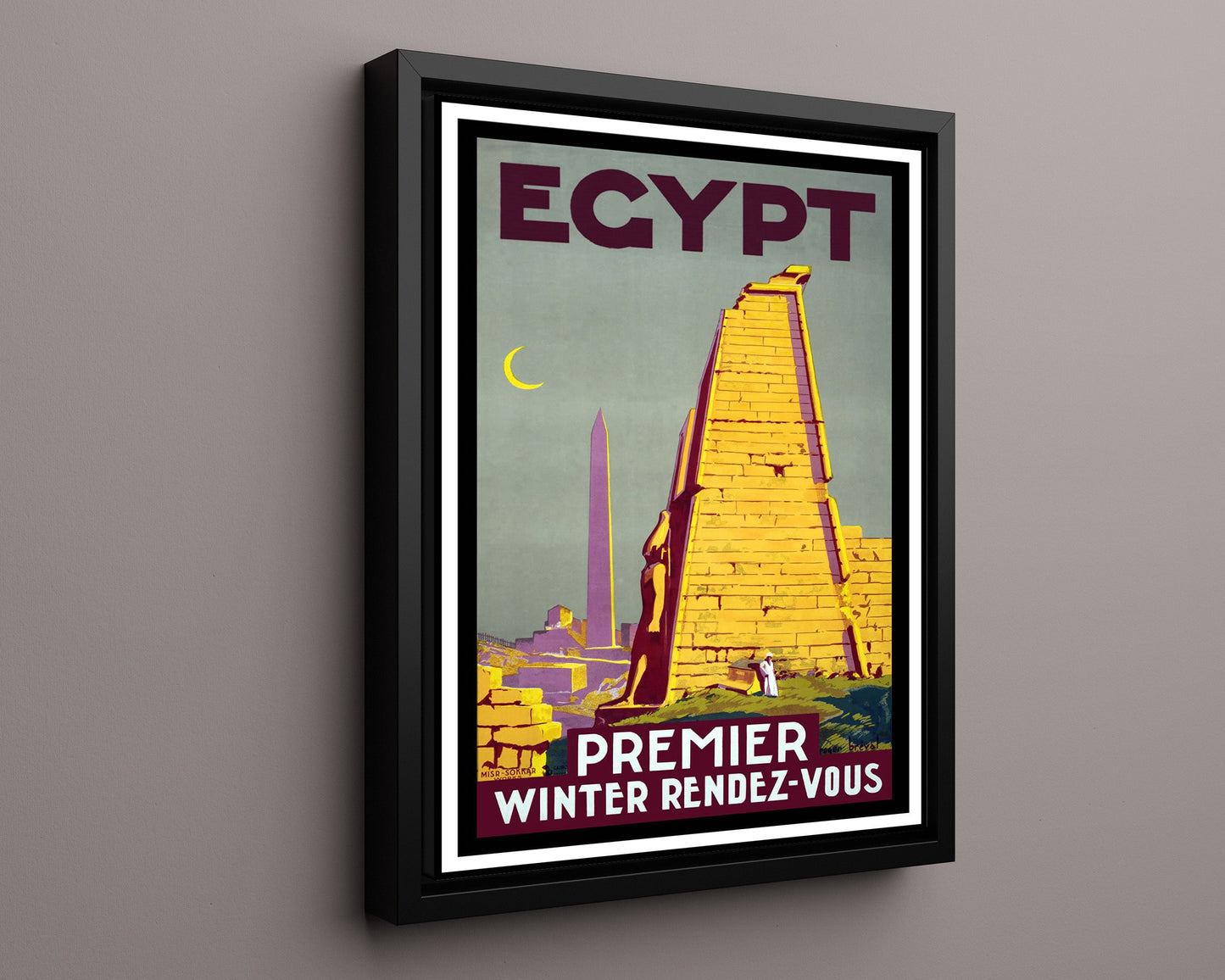 Classic Travel Poster - Egypt - Winter Rendezvous
