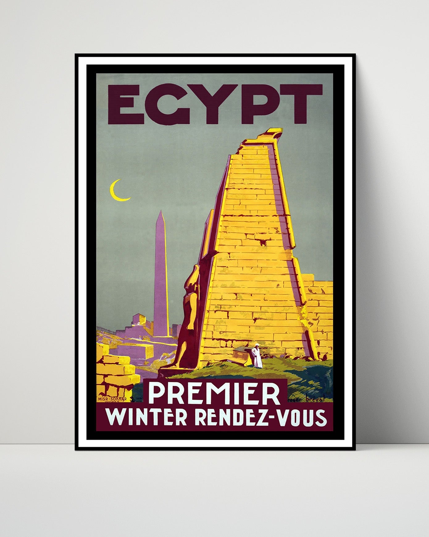 Classic Travel Poster - Egypt - Winter Rendezvous