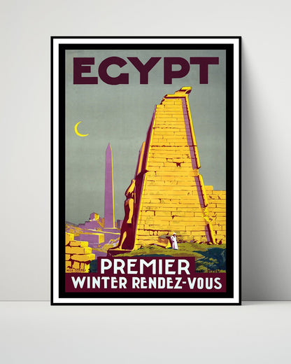 Classic Travel Unframed Poster -  Egypt - Winter Rendezvous